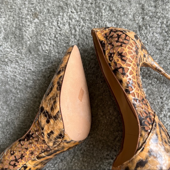 Alexandre Birman Heels with Cheetah Print Women’s 6.5 - Picture 3 of 8